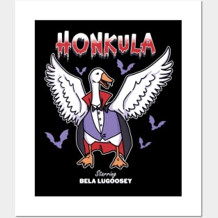 Honkula - Funny Cute Vampire Monster Goose (Not a Duck!) Ideal for Fun Halloween Costume, Party, Gift, Kids and Adults Posters and Art